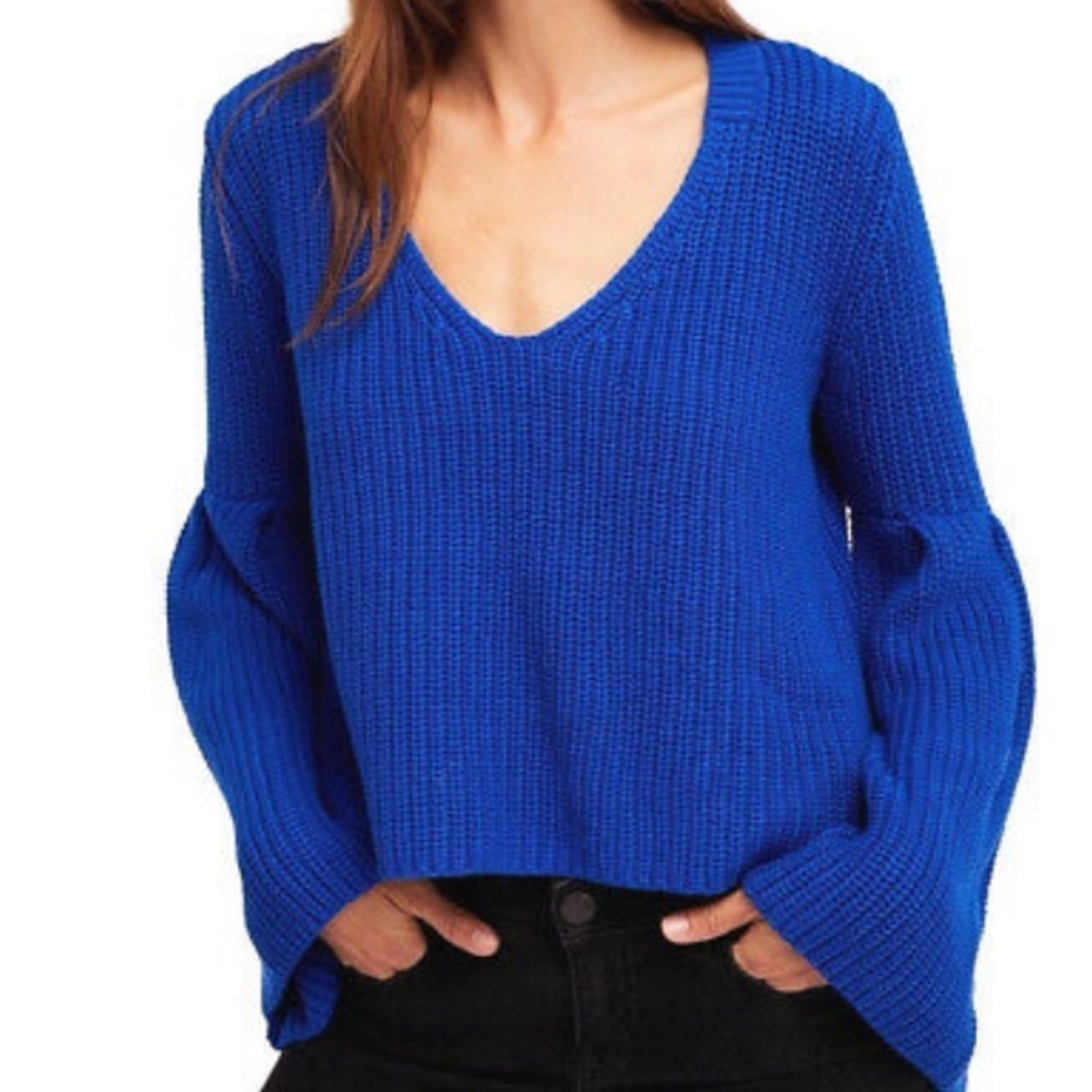 Free People Bell Sleeve Sweater